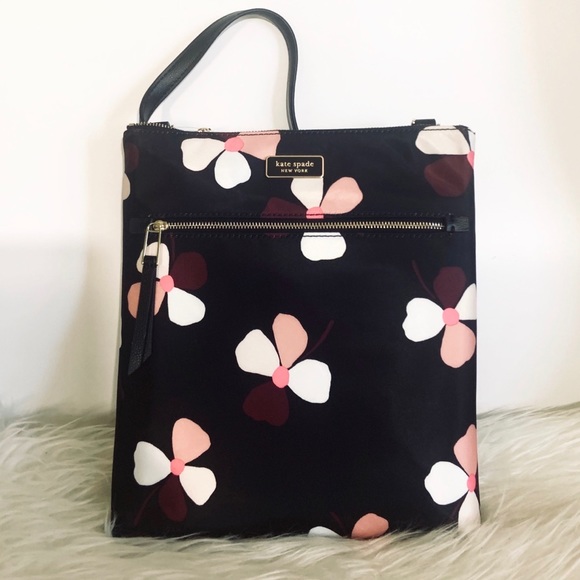 kate spade Handbags - NWT Kate Spade Dawn Dusk Buds Flat Crossbody